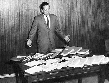 Hastings with legal documents