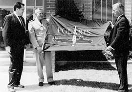 receiving Polaris burgee